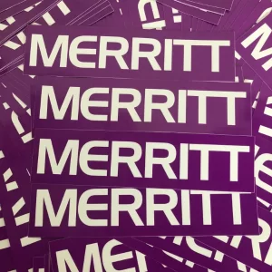 STICKER MERRITT FRAME - morado